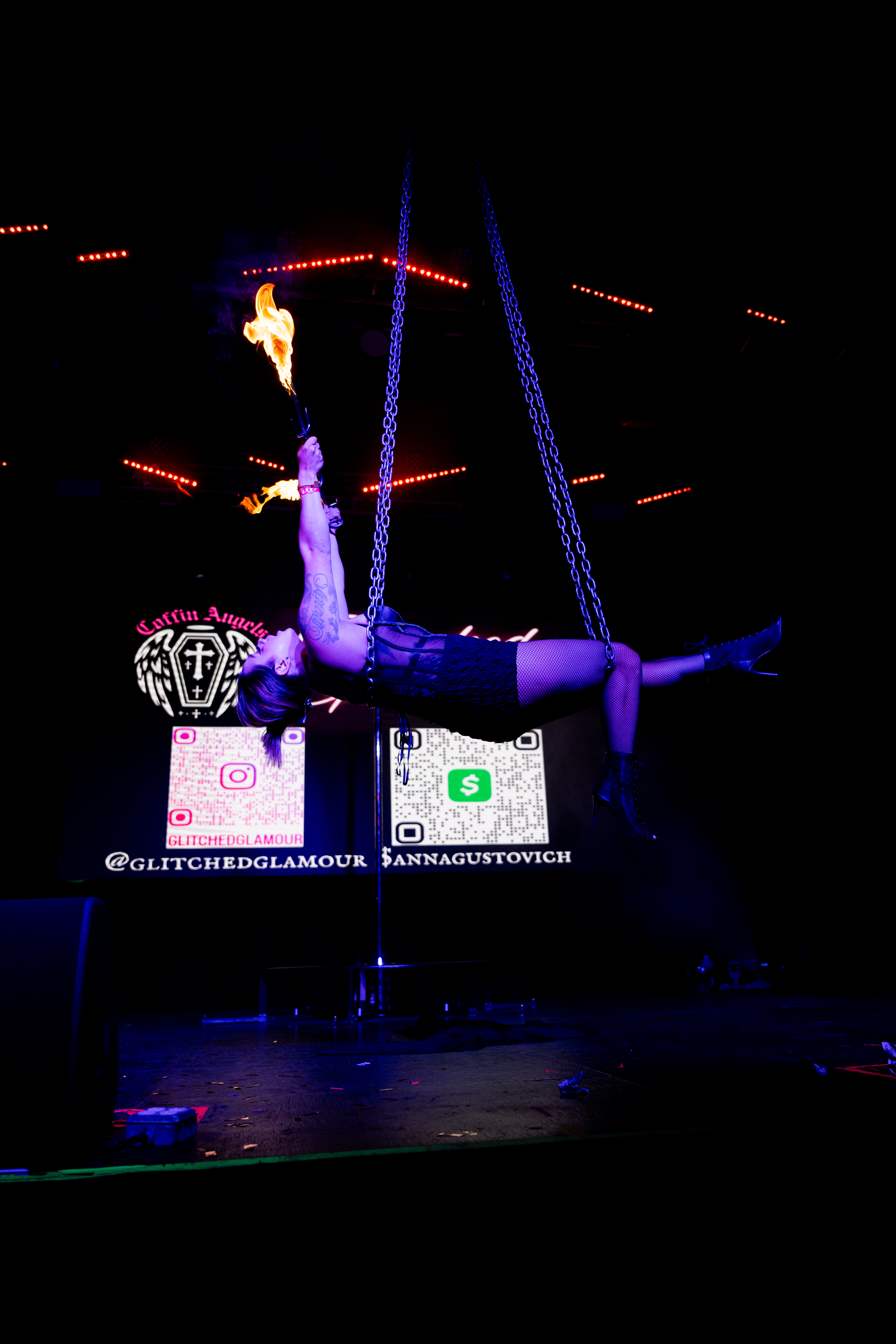 Skeleton stilt walker